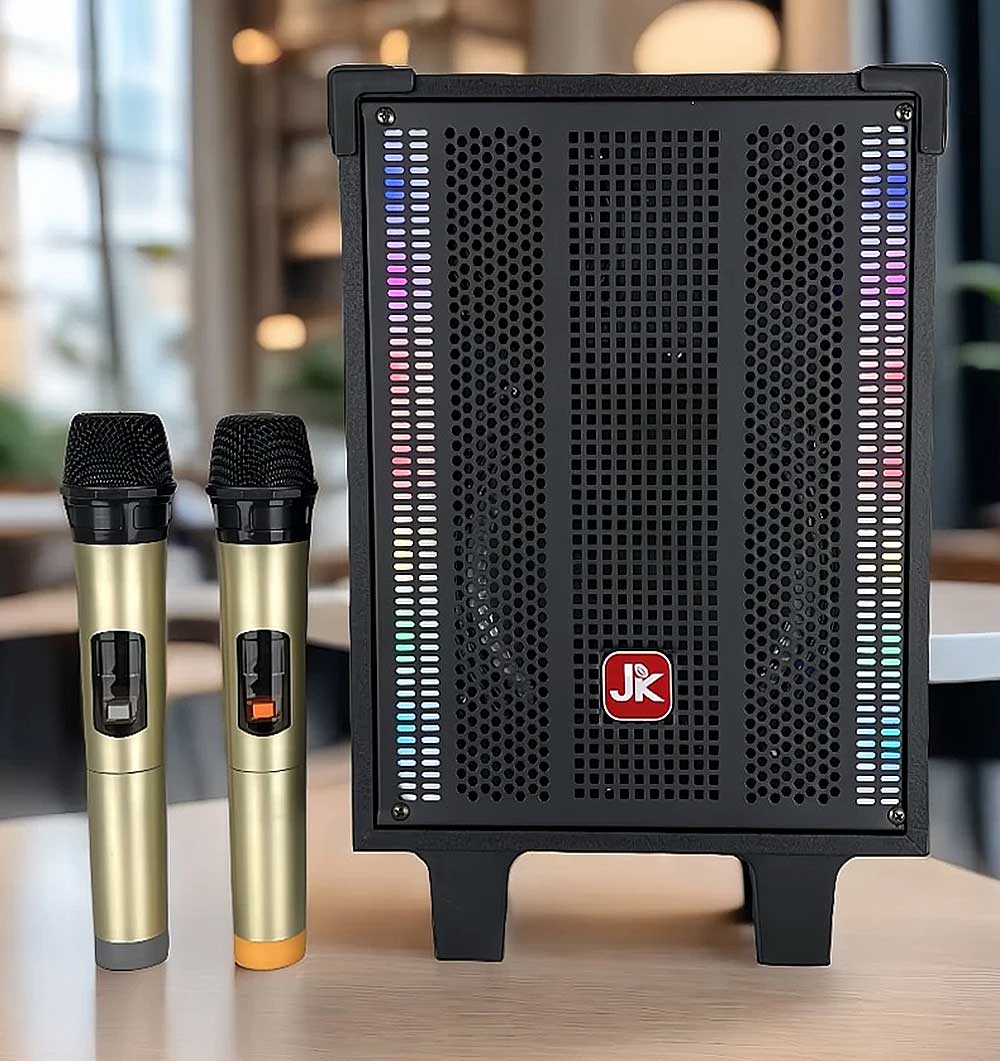 Loa karaoke mini JK K08, 2 đường tiếng