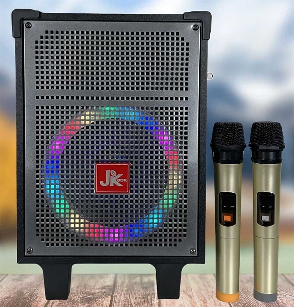 Loa karaoke mini JK K08, 2 đường tiếng