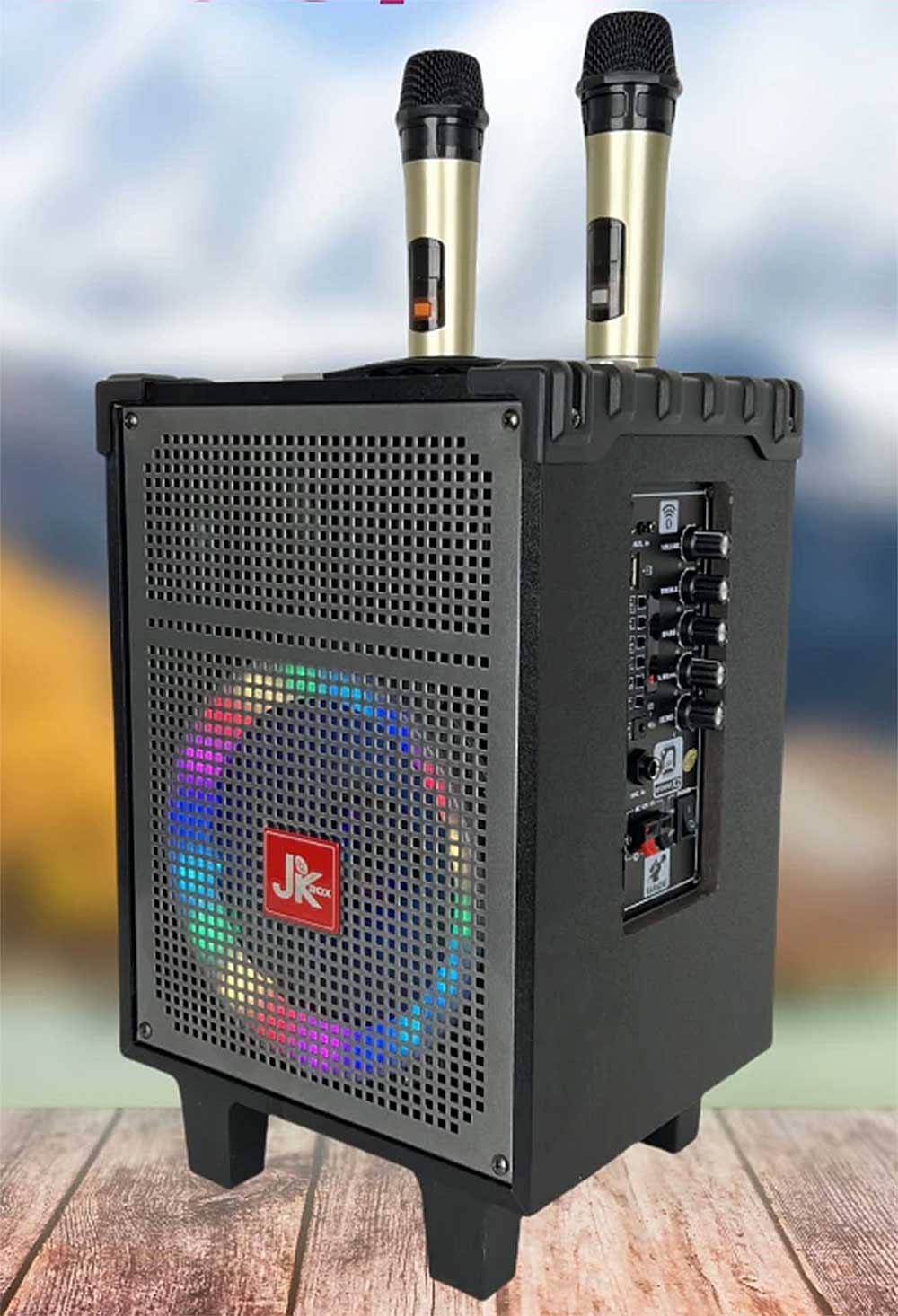 Loa karaoke mini JK K08, 2 đường tiếng