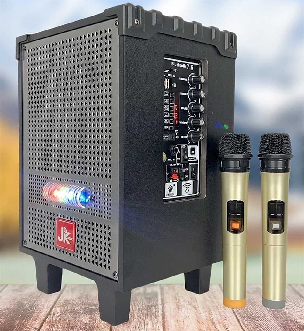 Loa karaoke mini JK K08, 2 đường tiếng