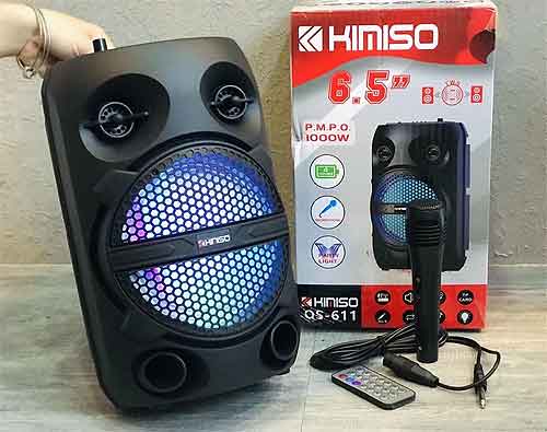 Loa karaoke mini KIMISO QS-611, có kèm theo 01 mic có dây