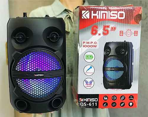 Loa karaoke mini KIMISO QS-611, có kèm theo 01 mic có dây