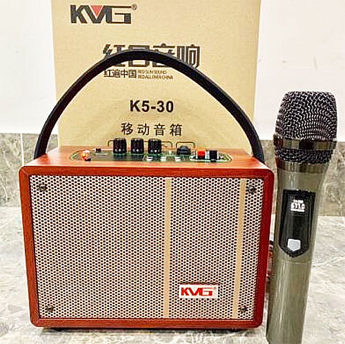 Loa karaoke mini KVG K5-30, loa du lịch, công suất 50W