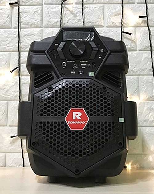 Loa karaoke mini Ronamax V6, loa xách tay và đeo vai, RMS 60W