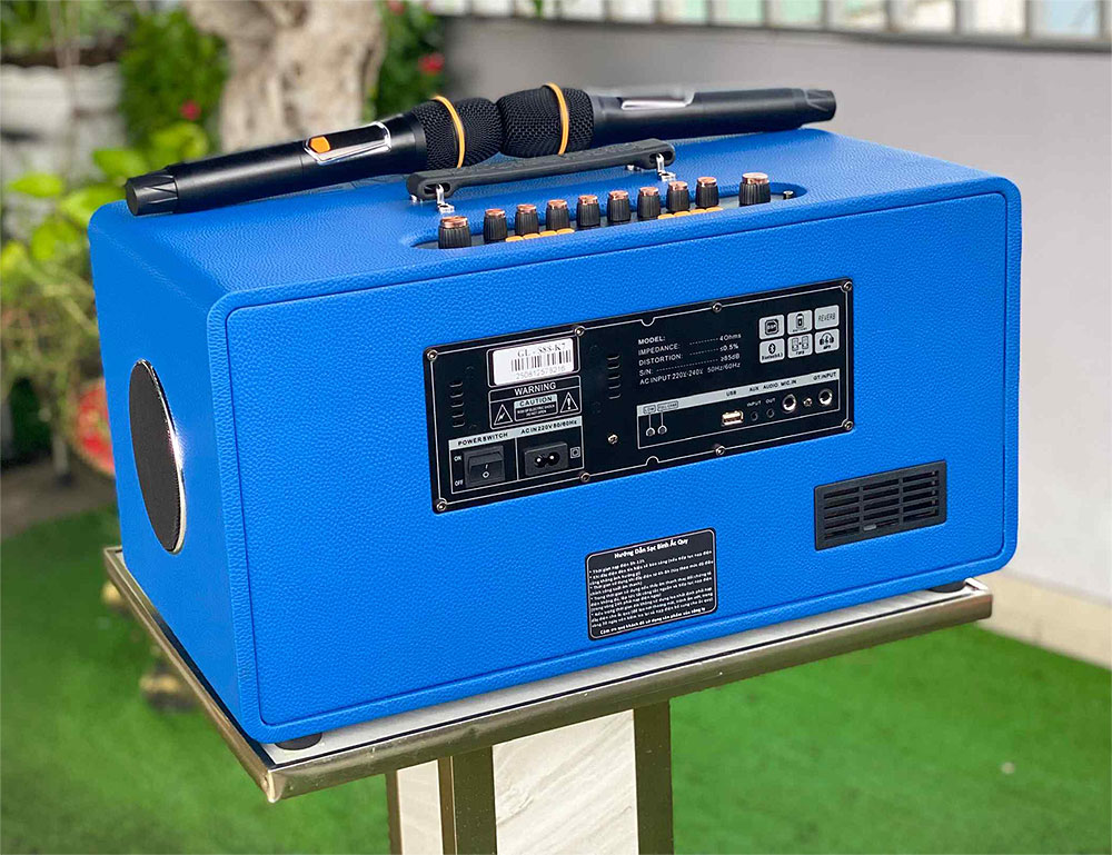 Loa karaoke xách tay DK38, 6 đơn vị loa