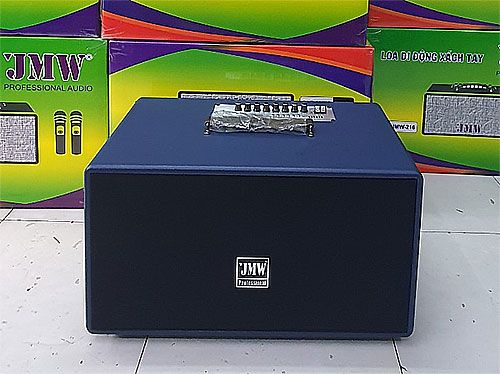 Loa karaoke xách tay JMW 216, kém theo 2 mic UHF