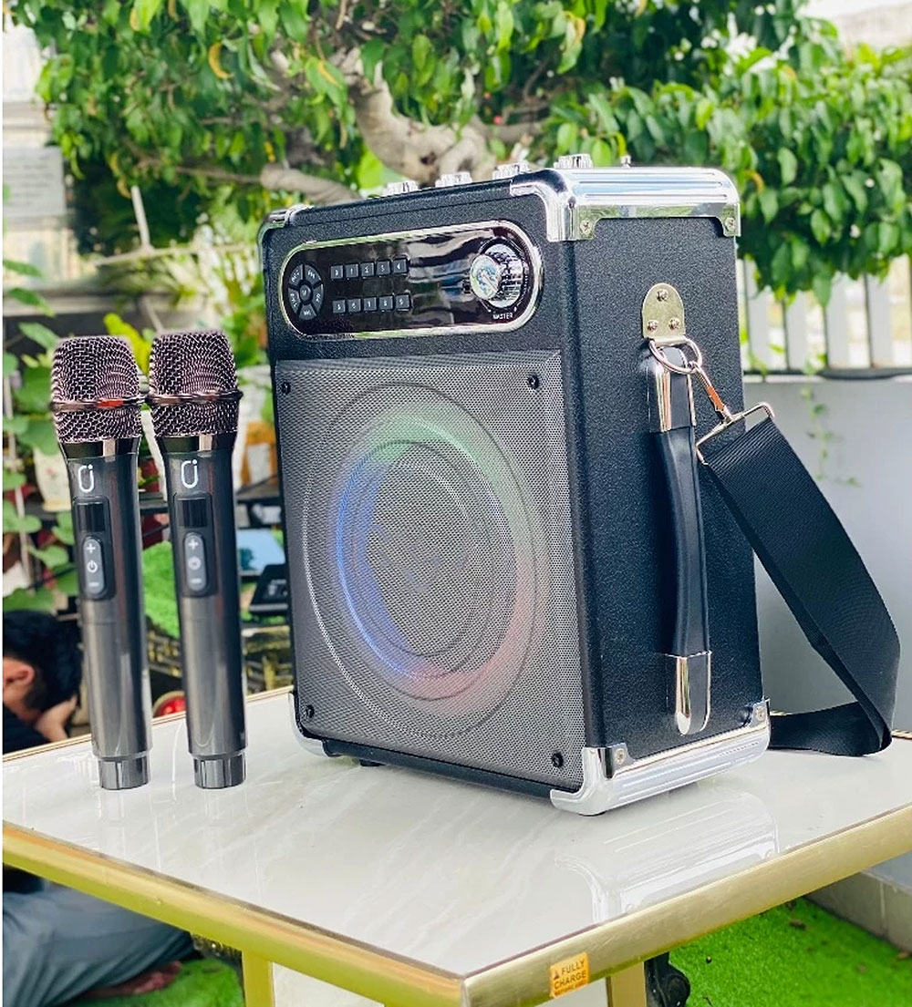 Loa karaoke xách tay JYX S55, 2 đường tiếng