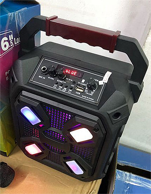 Loa karaoke xách tay LT-X6D, kèm 1 micro không dây