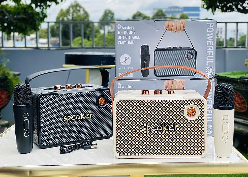 Loa karaoke xách tay M86T, 1 mic sạc