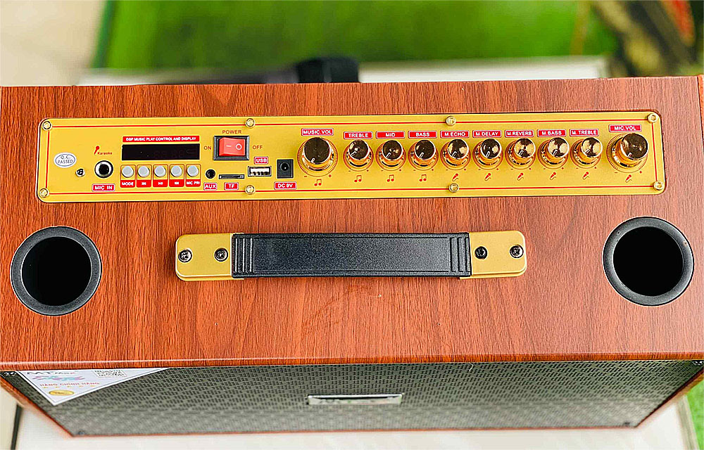 Loa karaoke xách tay S6Pro, 3 đường tiếng
