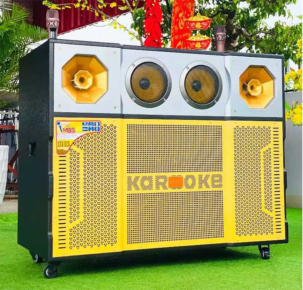 Loa kéo 2 bass V2050, trang bị 6 củ loa