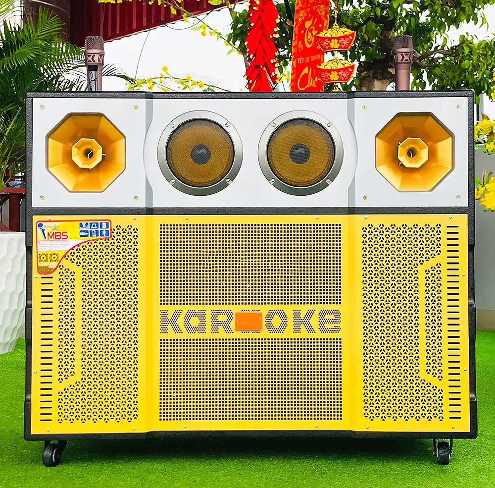 Loa kéo 2 bass V2050, trang bị 6 củ loa