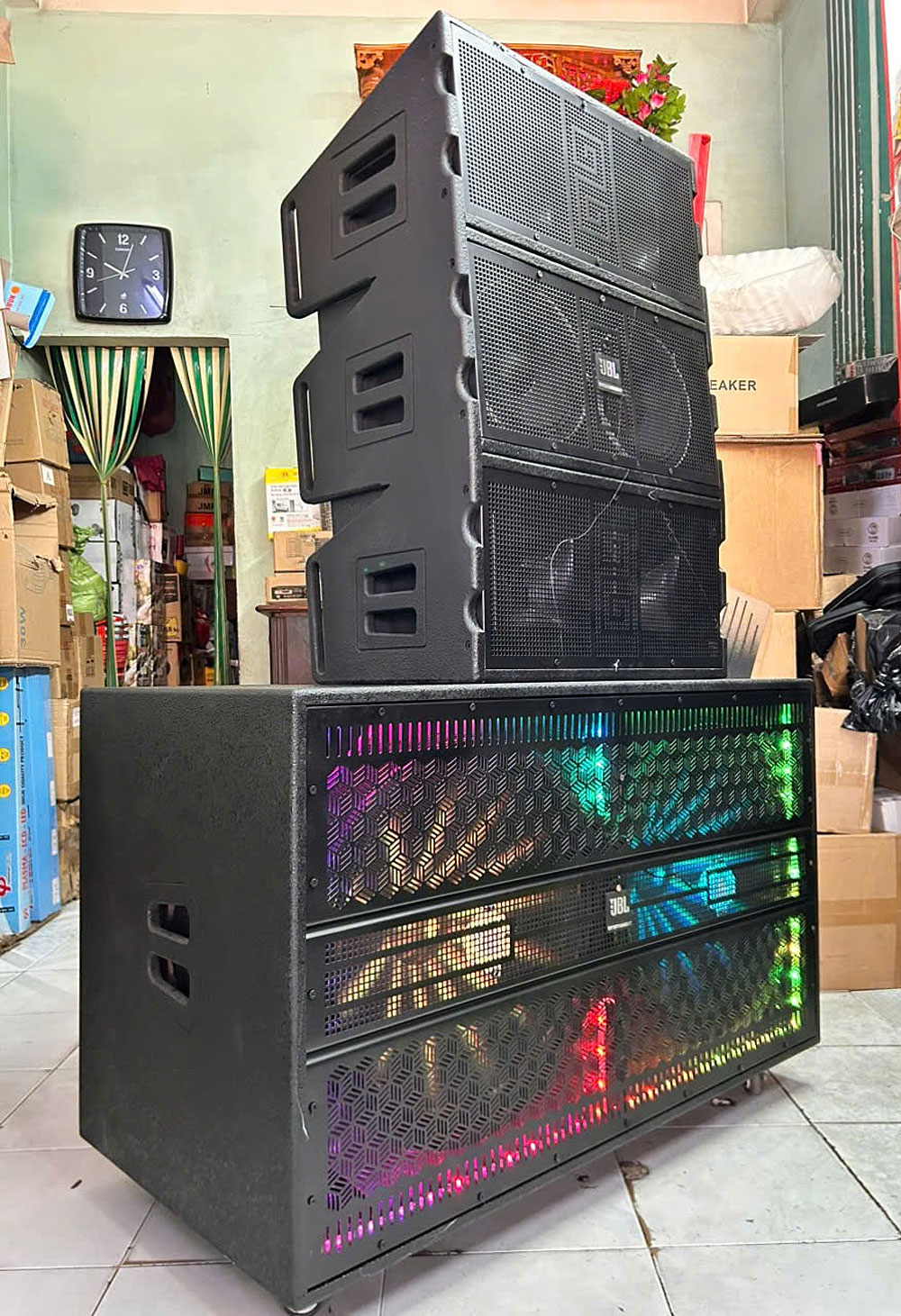 Loa kéo array KP-280425, 2 sub 50