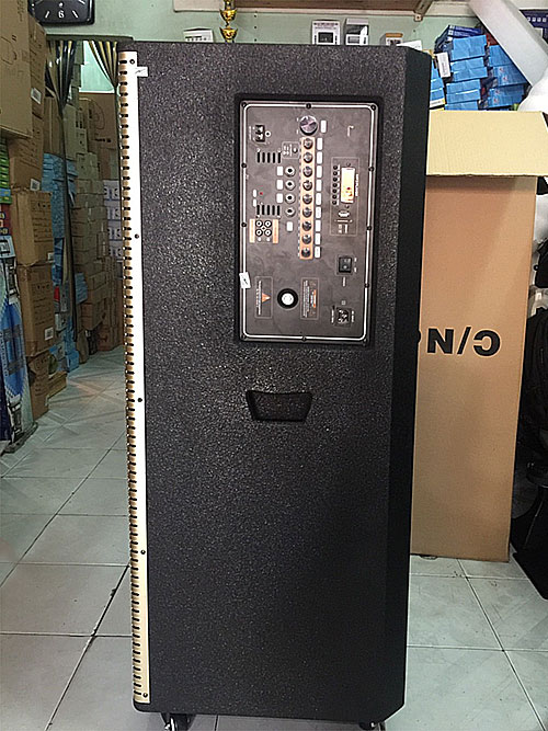 Loa kéo Bose DK-9300, loa karaoke di động 2 bass, max 1200W