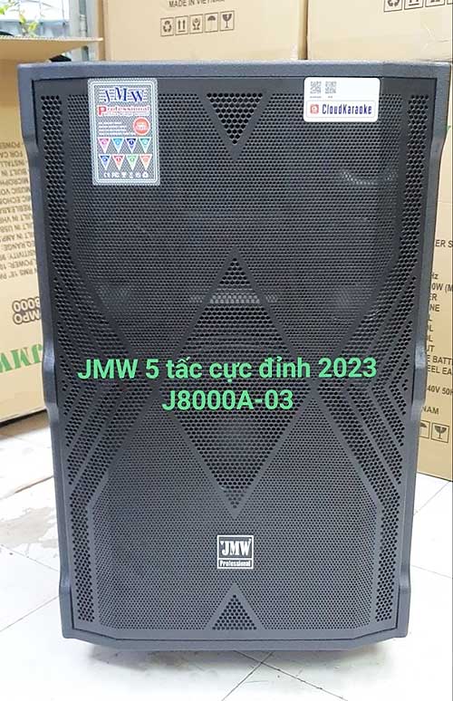 Loa kéo cao cấp JMW J8000A-03, 6 đơn vị loa