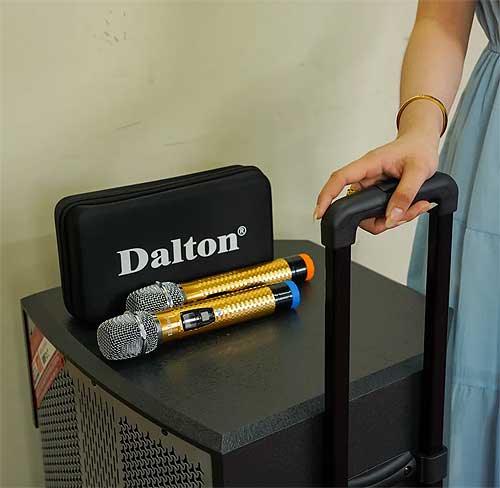 Loa kéo DaLton TS-15G500X, kèm 2 mic UHF
