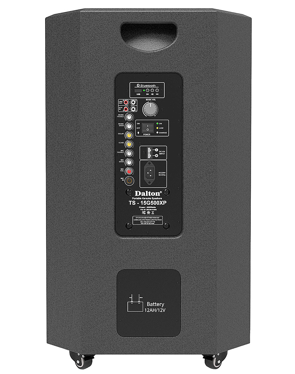 Loa kéo Dalton TS-15G500XP, loa 2 đường tiếng