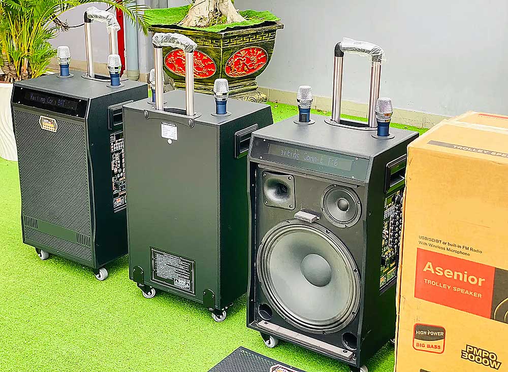 Loa kéo di động 1003, 3 đường tiếng