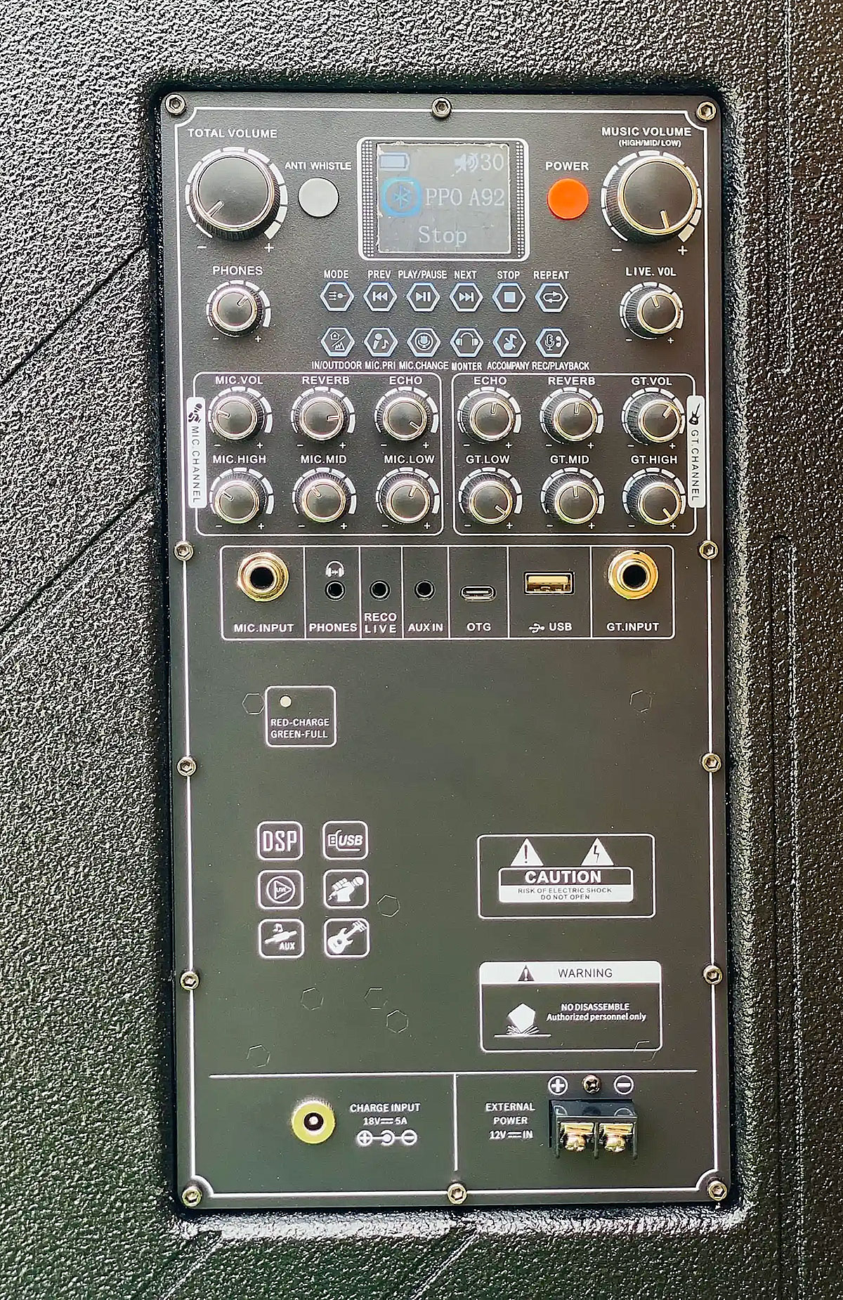 Loa kéo di động 3389, 2 bass 20