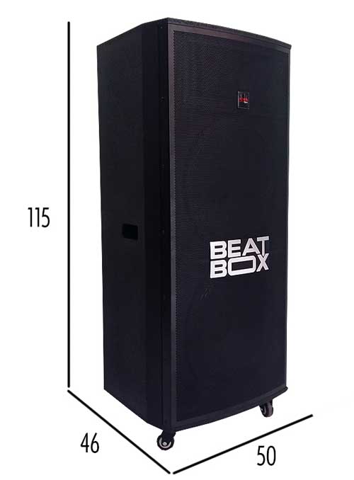 Loa kéo di động Beat Box KB61 bass đôi