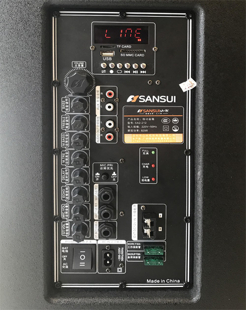 Loa kéo di động SANSUI SA2-212 - LCD 14 inch