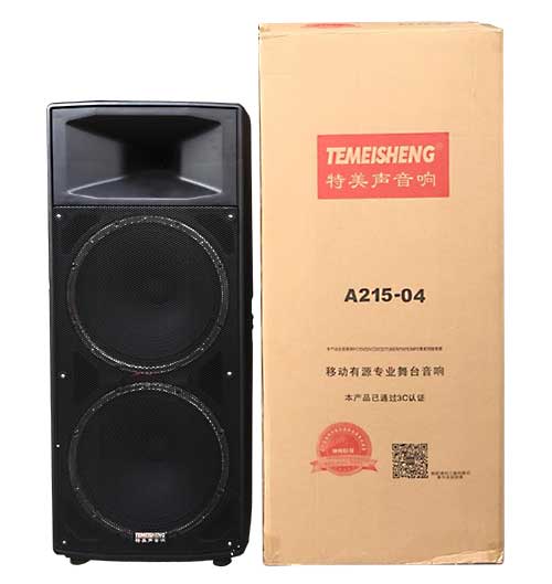 Loa kéo di động Temeisheng A215-04 bass 4.5 tấc đôi
