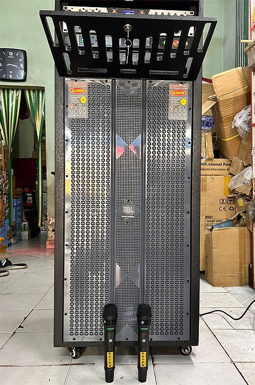 Loa kéo điện KP-102A, 2 bass 4 tấc