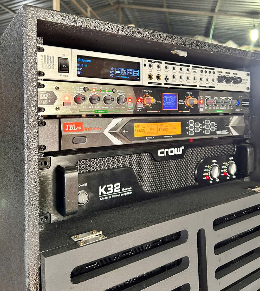 Loa kéo điện KP-130525, 2 bass 50