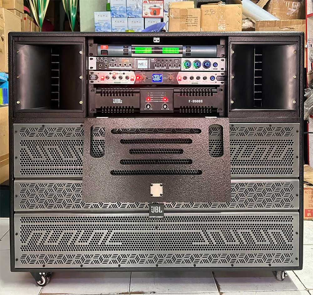 Loa kéo điện KP-233A, 2 bass 40