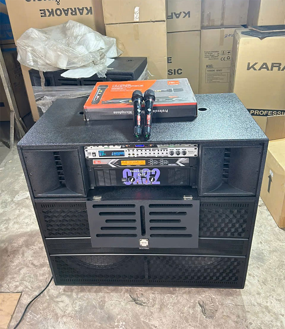 Loa kéo điện KP-310525, 2 bass 5 tấc