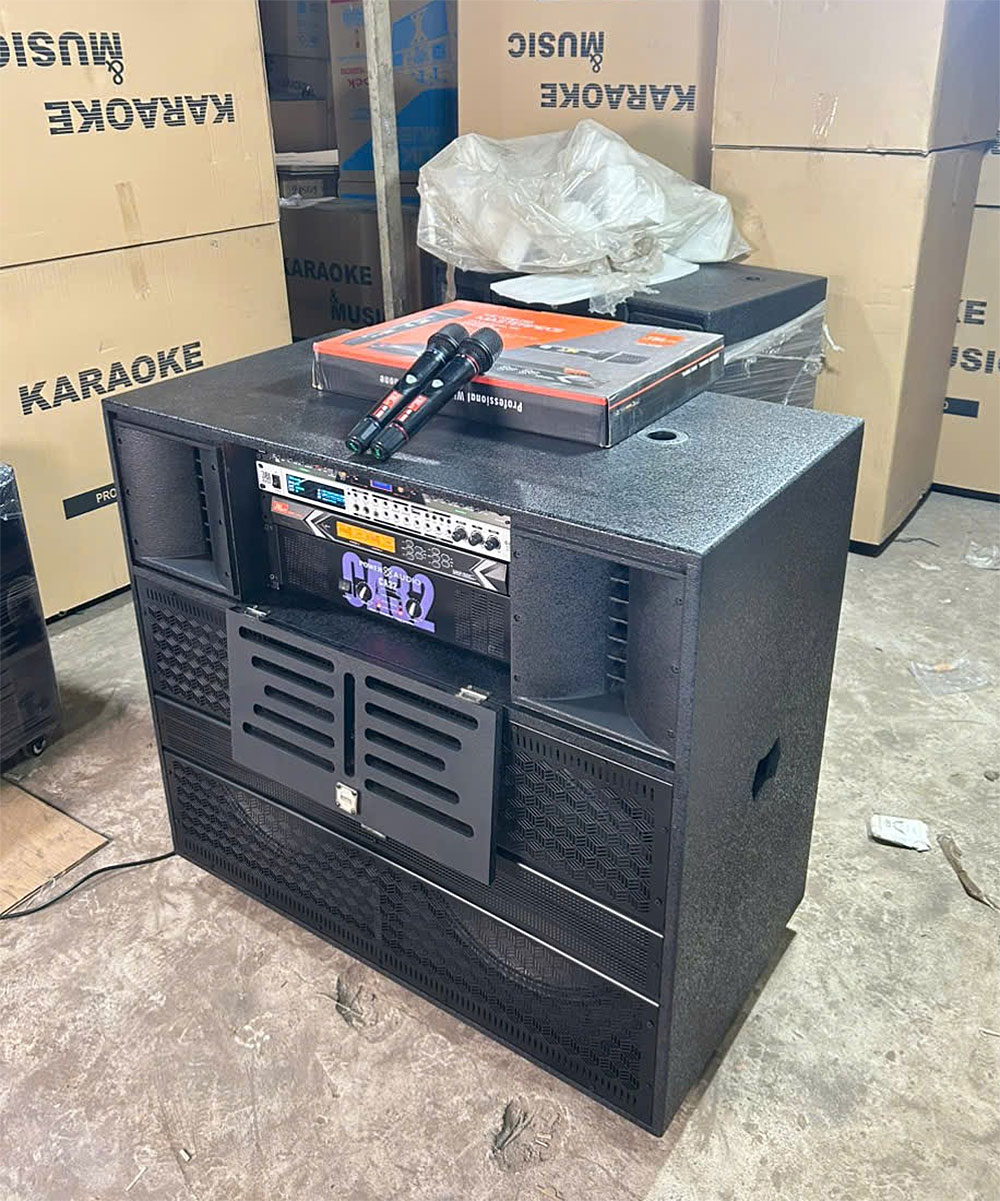 Loa kéo điện KP-310525, 2 bass 5 tấc