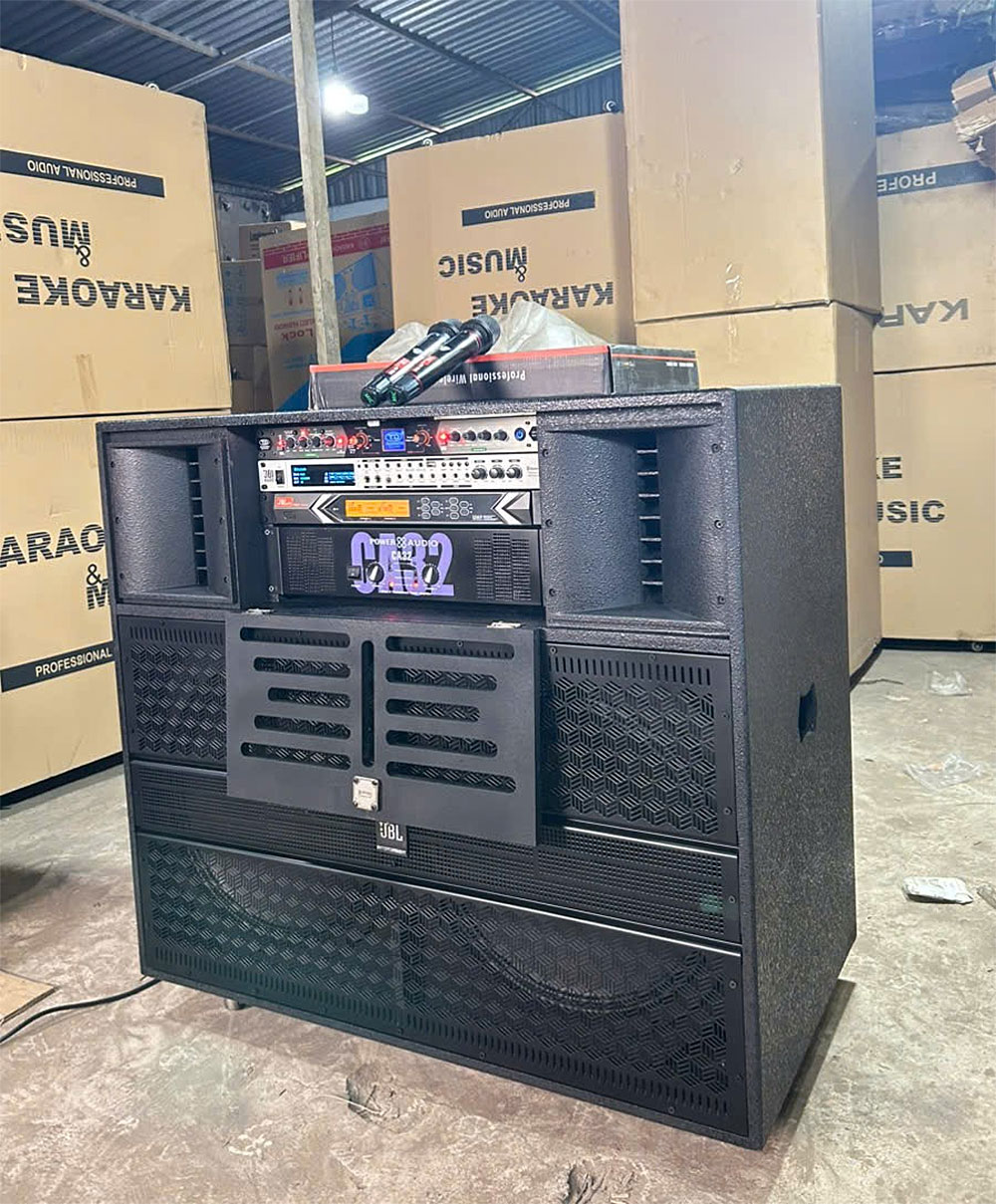 Loa kéo điện KP-310525, 2 bass 5 tấc