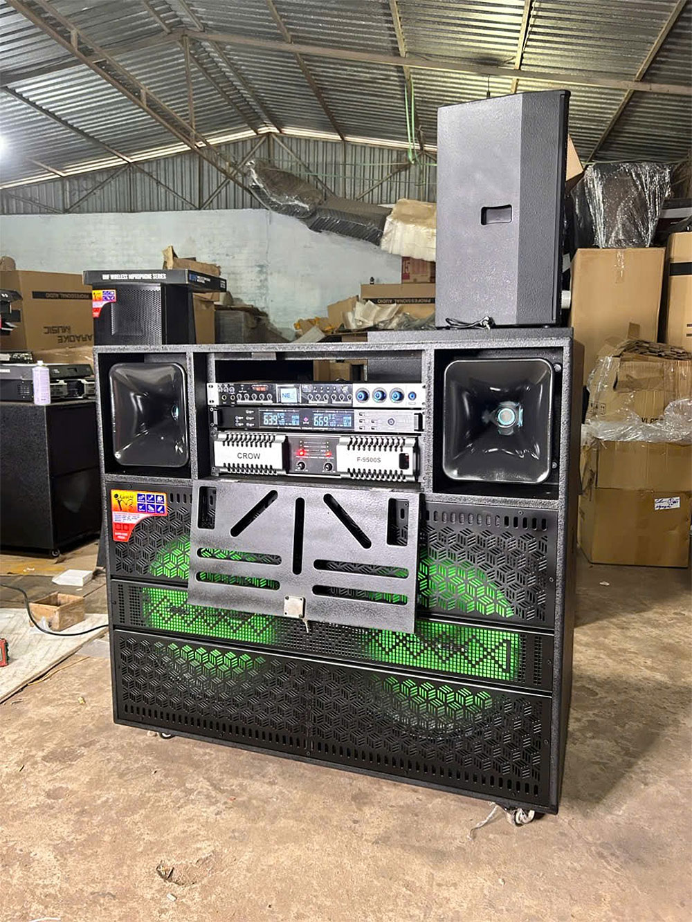 Loa kéo điện KP07-0726 Loa kéo điện KP07-0726, 2 bass 40