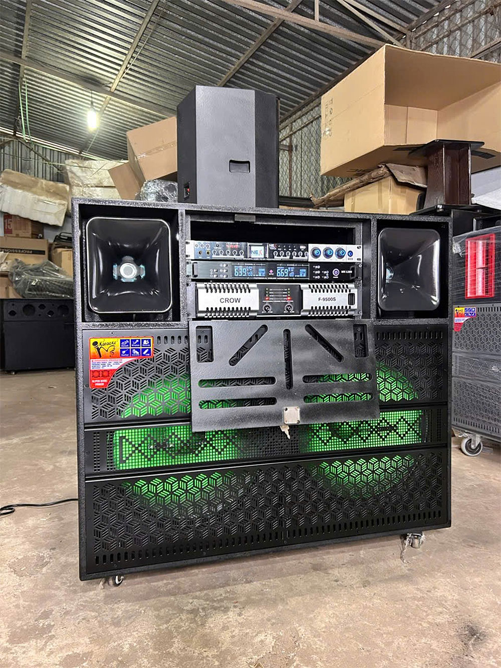 Loa kéo điện KP07-0726 Loa kéo điện KP07-0726, 2 bass 40