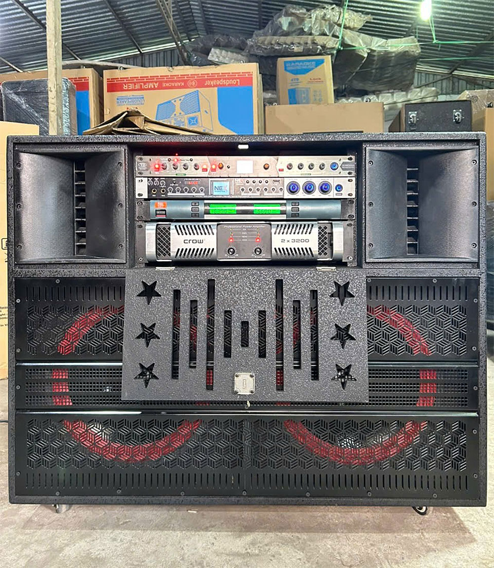 Loa kéo điện KP12-0625, 2 bass 40