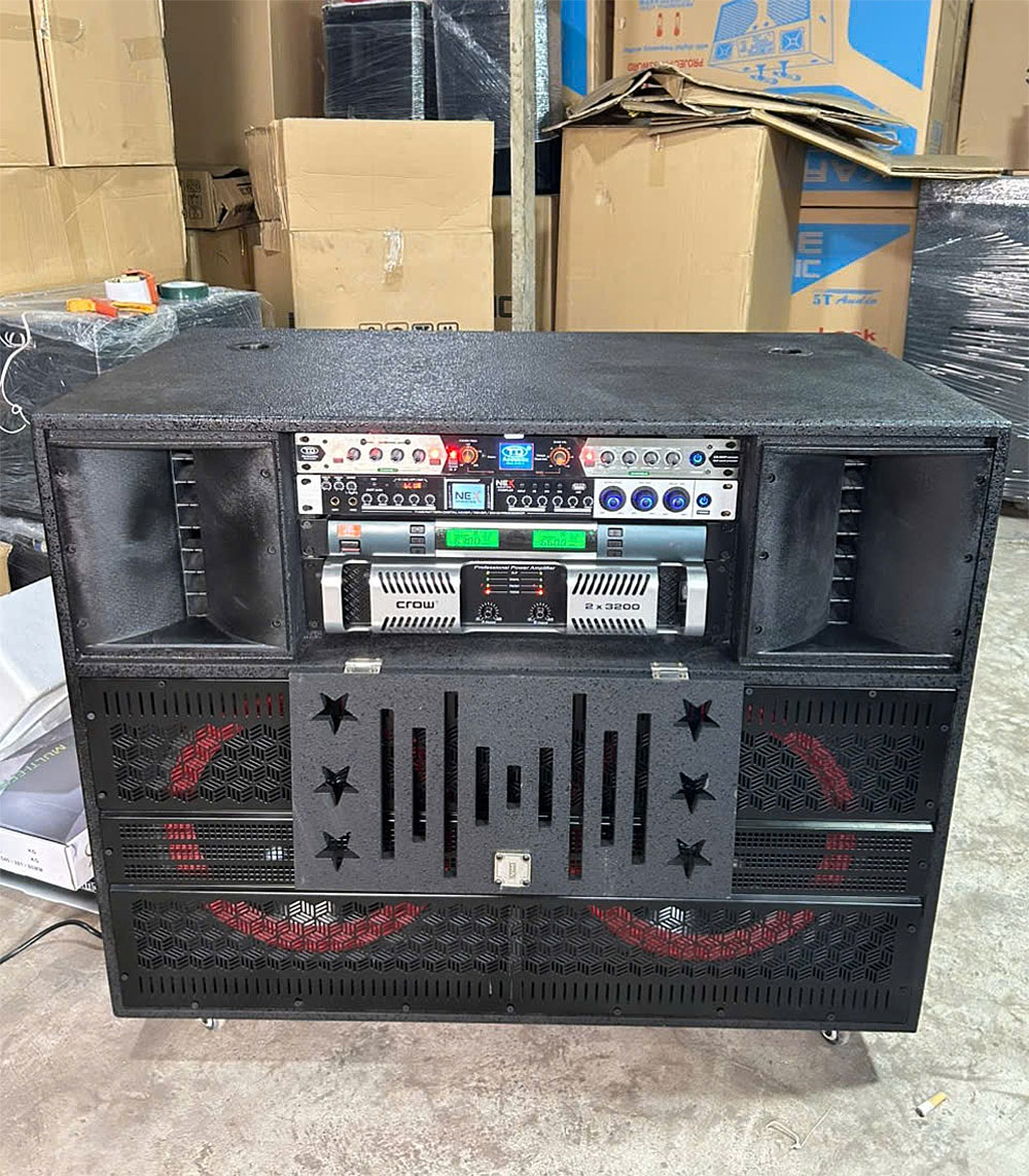 Loa kéo điện KP12-0625, 2 bass 40