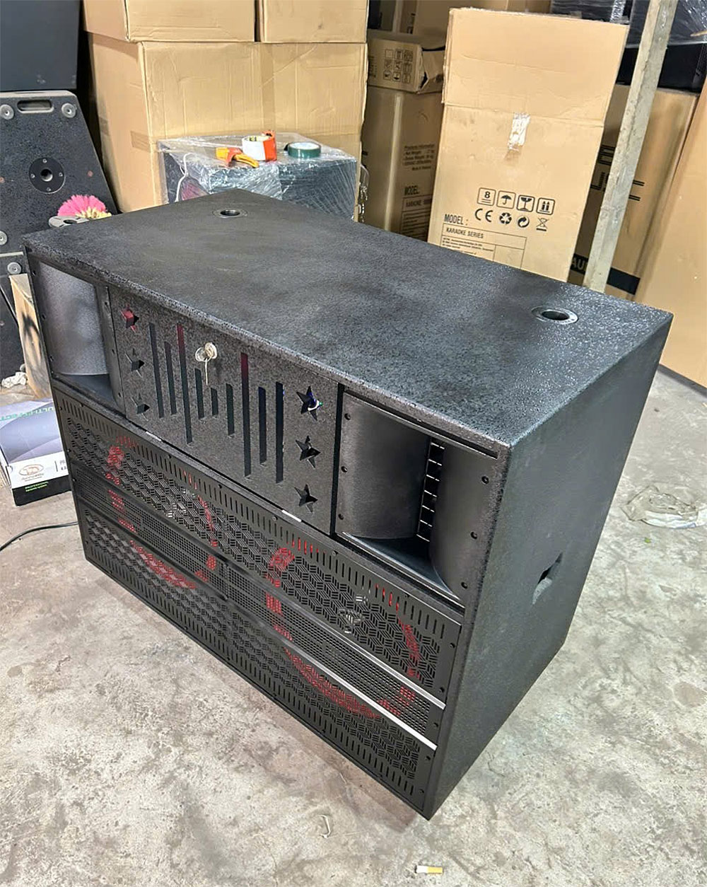Loa kéo điện KP12-0625, 2 bass 40