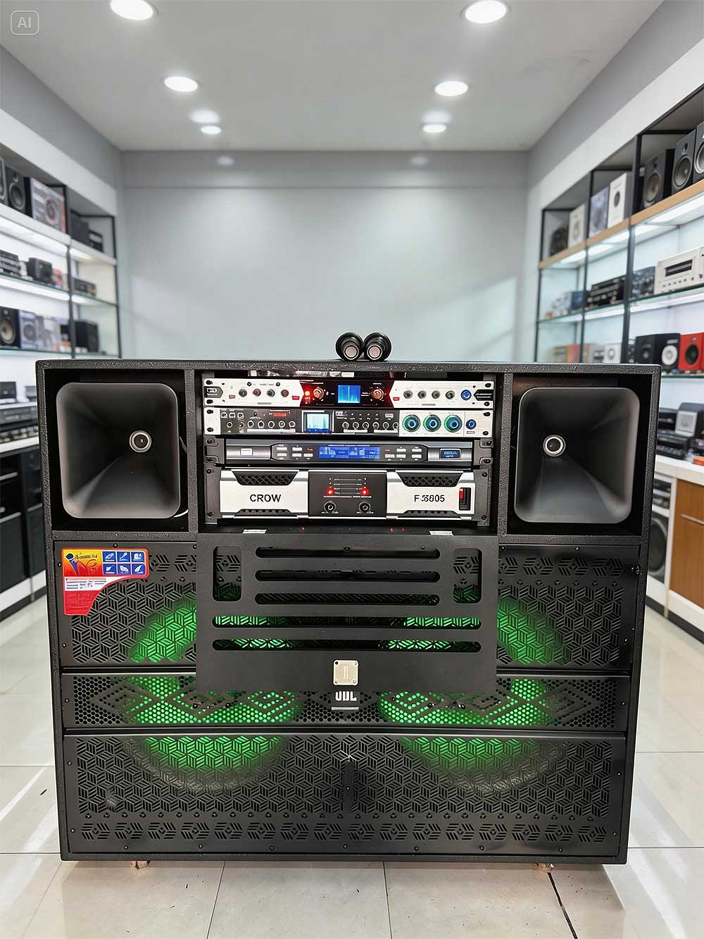 Loa kéo điện KP4-0926, 2 bass 50