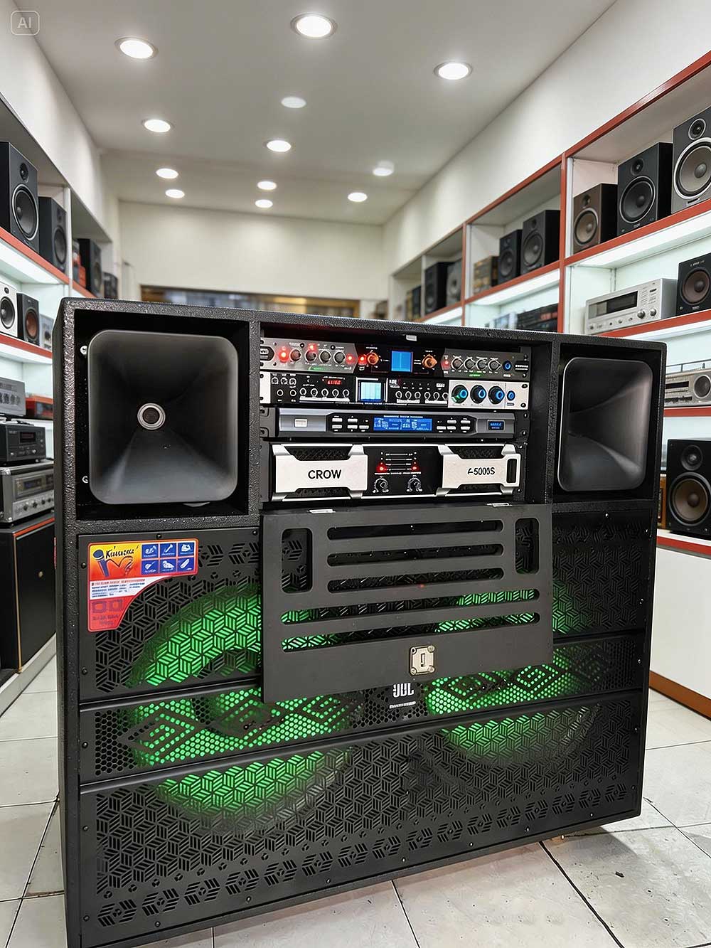 Loa kéo điện KP4-0926, 2 bass 50