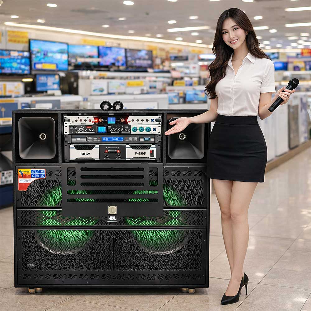 Loa kéo điện KP4-0926, 2 bass 50