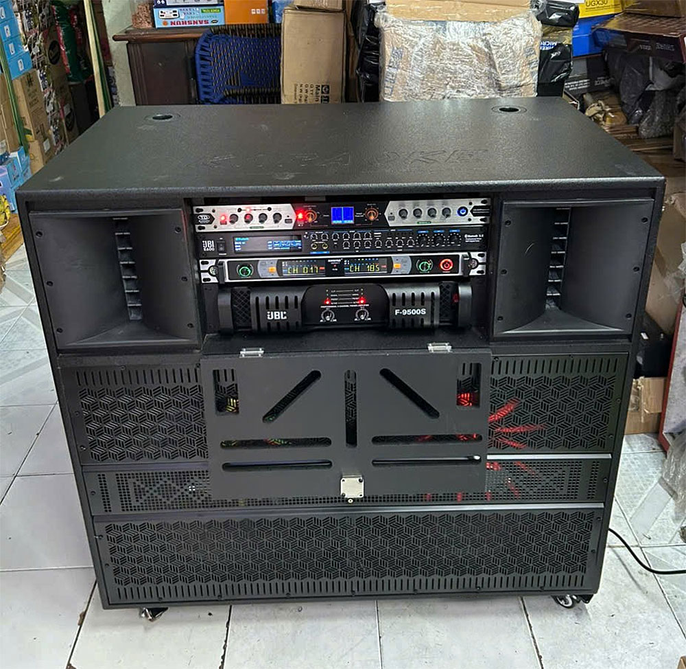 Loa kéo điện KP6-725, main 32 sò lớn