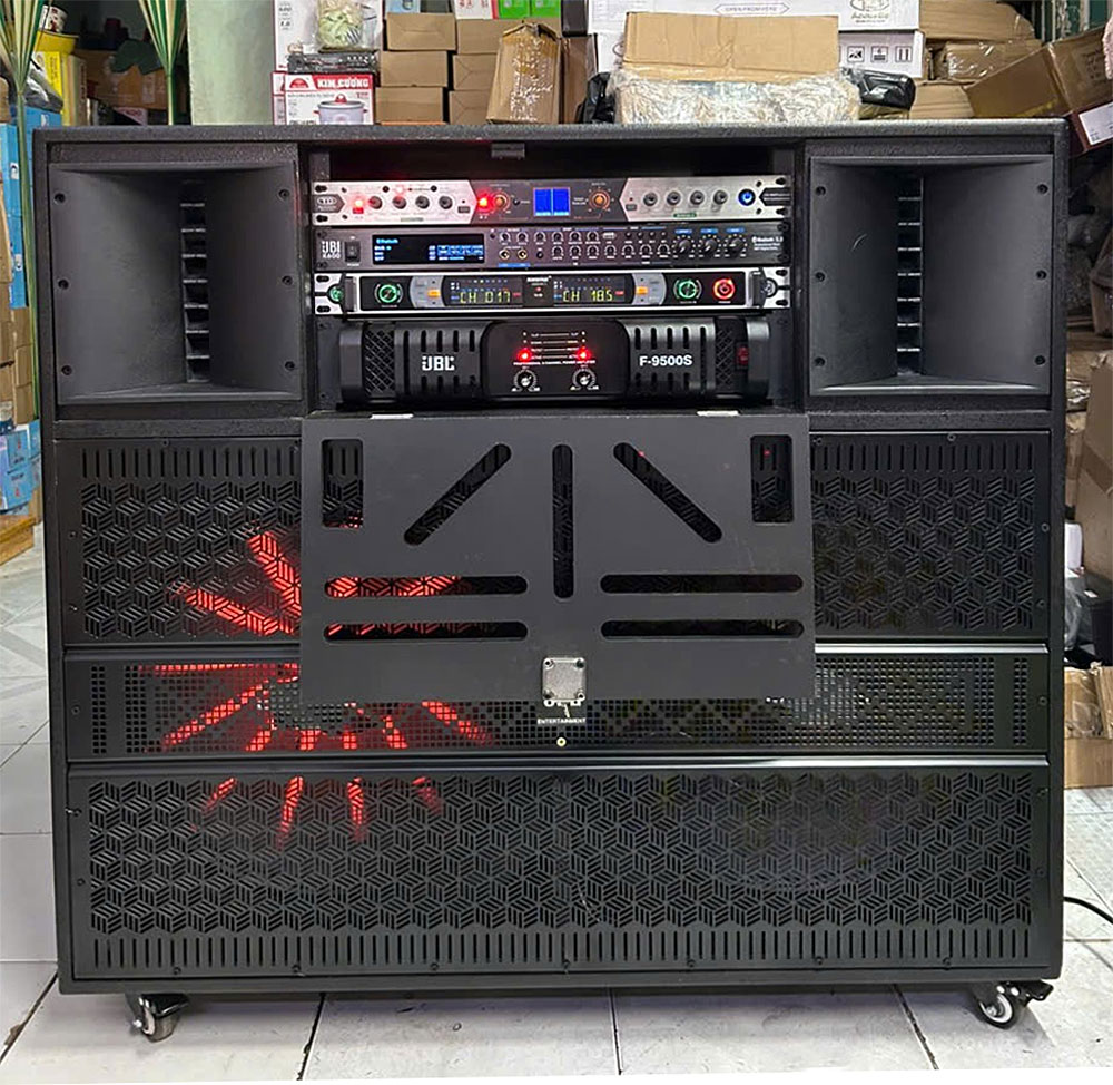 Loa kéo điện KP6-725, main 32 sò lớn