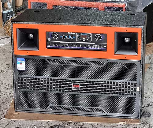 Loa kéo điện Lovina KD215, 2 bass 40