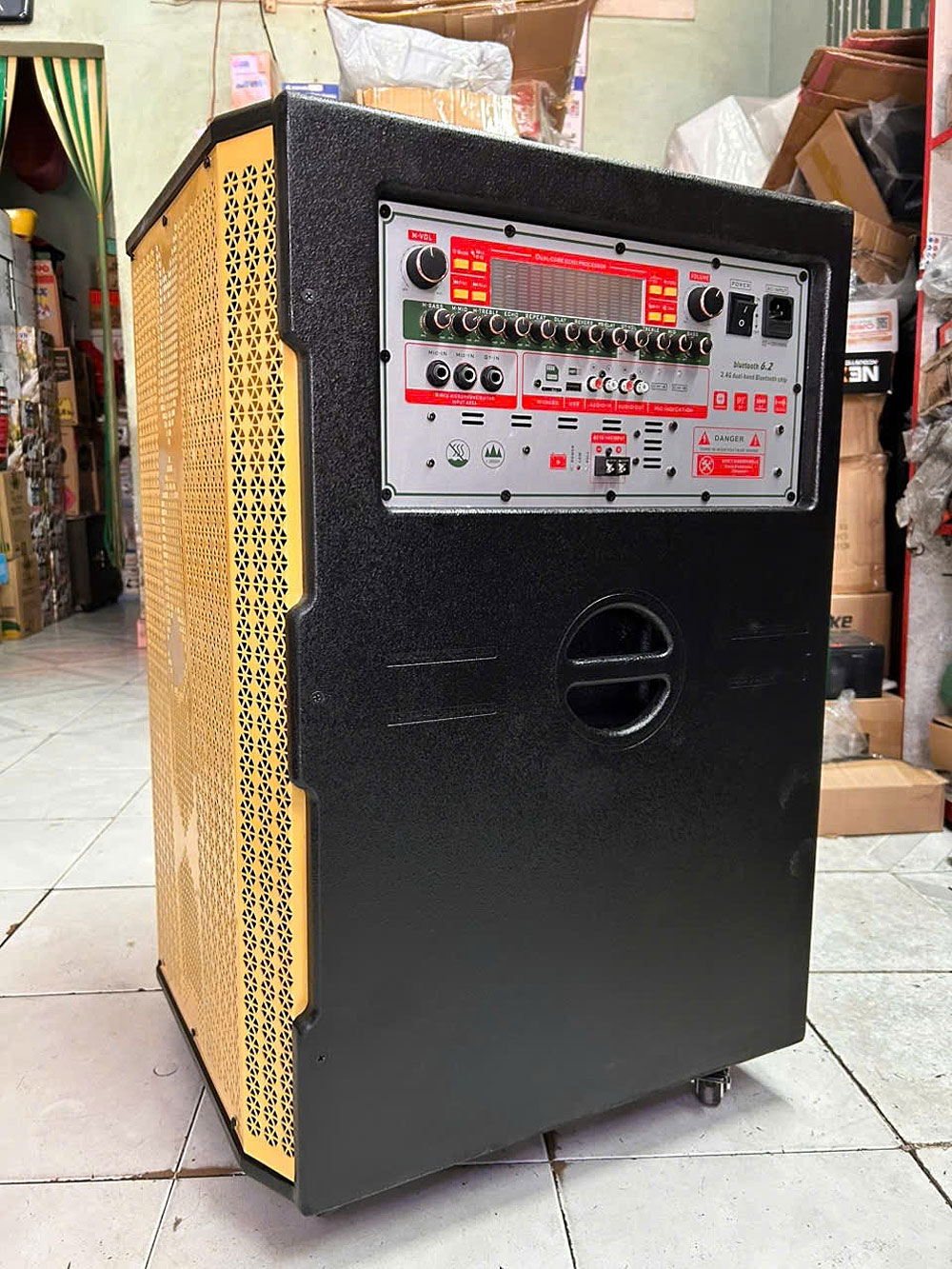 Loa kéo hát karaoke KP-22525, 3 đường tiếng