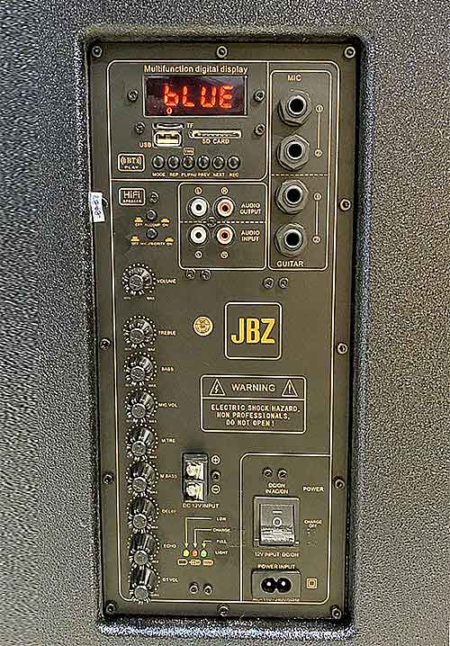 Loa kéo JBZ J-125, loa hát karaoke di động bass 3 tấc