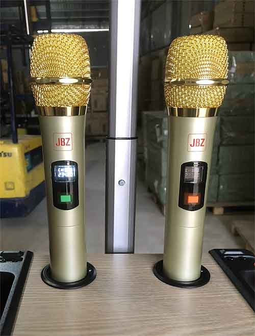 Loa kéo JBZ J+101, loa karaoke cỡ nhỏ, kèm 2 mic ko dây