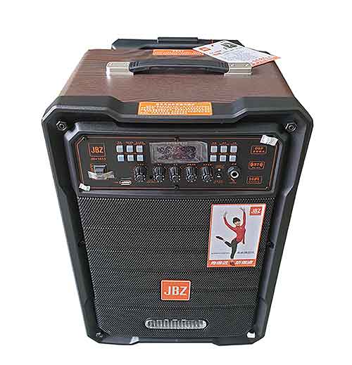 Loa kéo JBZ JB+1013, loa karaoke vỏ gỗ, công suất đỉnh 400W
