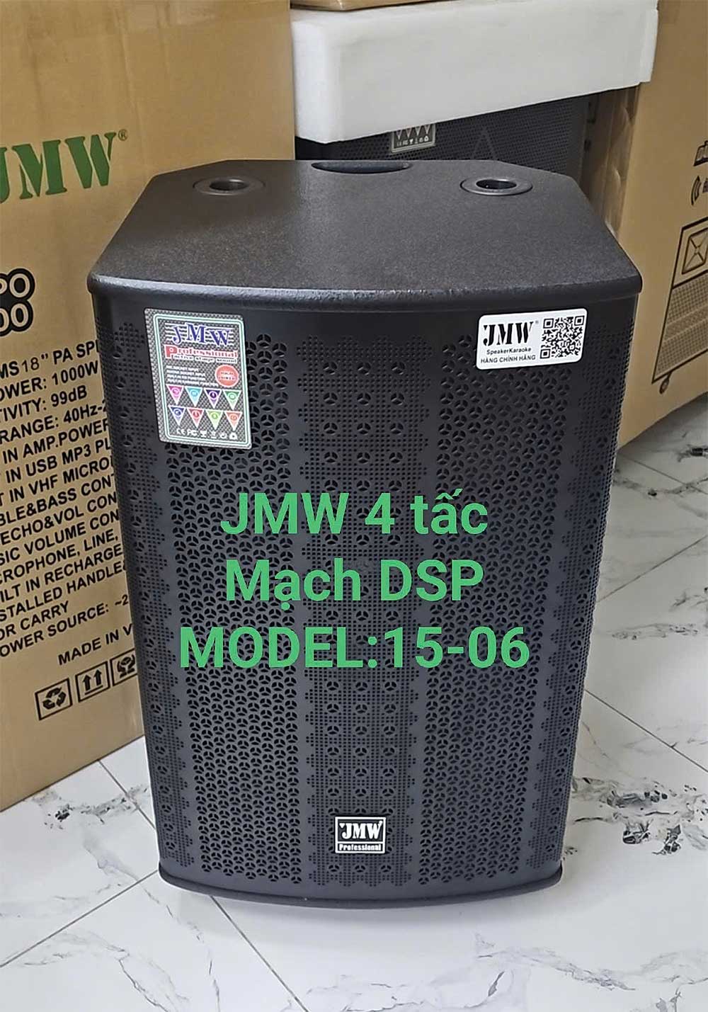Loa kéo JMW 15-06, sử dụng mạch DSP