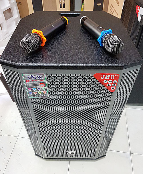 Loa kéo JMW J1000, loa gỗ 4.5 tấc hát karaoke công suất lớn