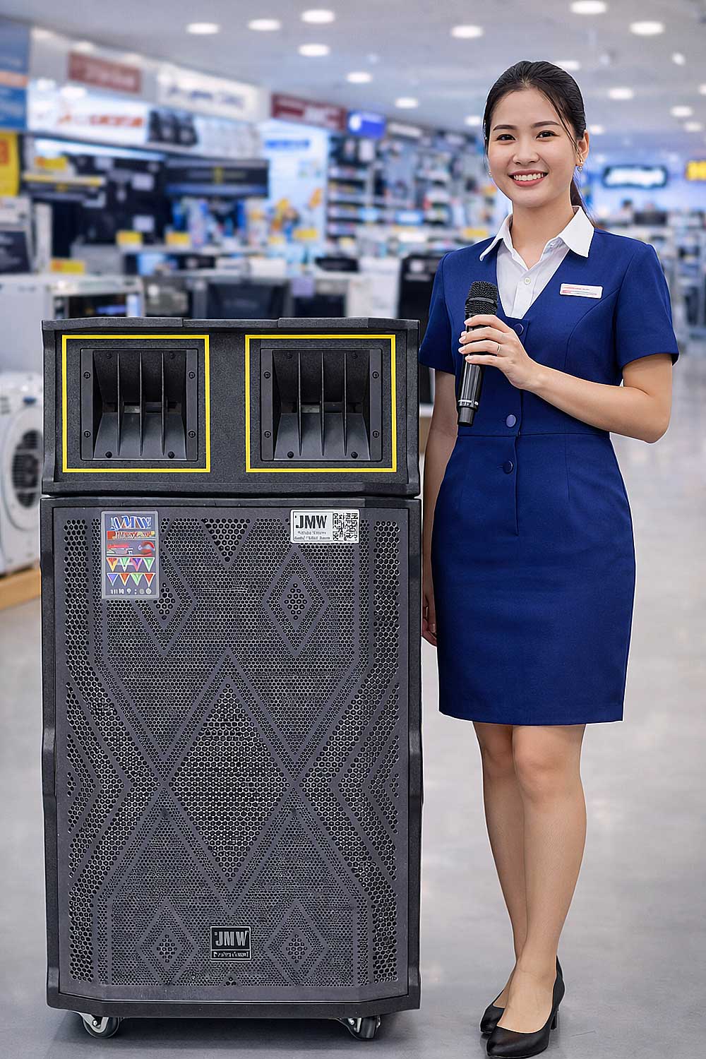 Loa kéo JMW J18 Pro, bass nén 50